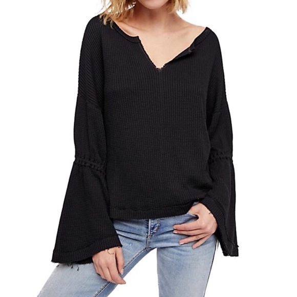 Free People Tops - Free People | Dahlia Thermal Knit Top 0466